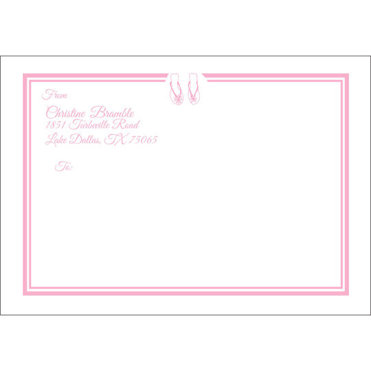 Flip Flops Large Mailing Labels